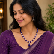Amethyst Festive Wear Necklace